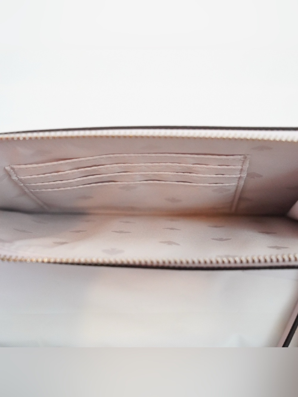 NWT Kate Spade Light Rose Pink Staci Medium Saffiano Leather Zip Wristlet - Picture 5 of 6